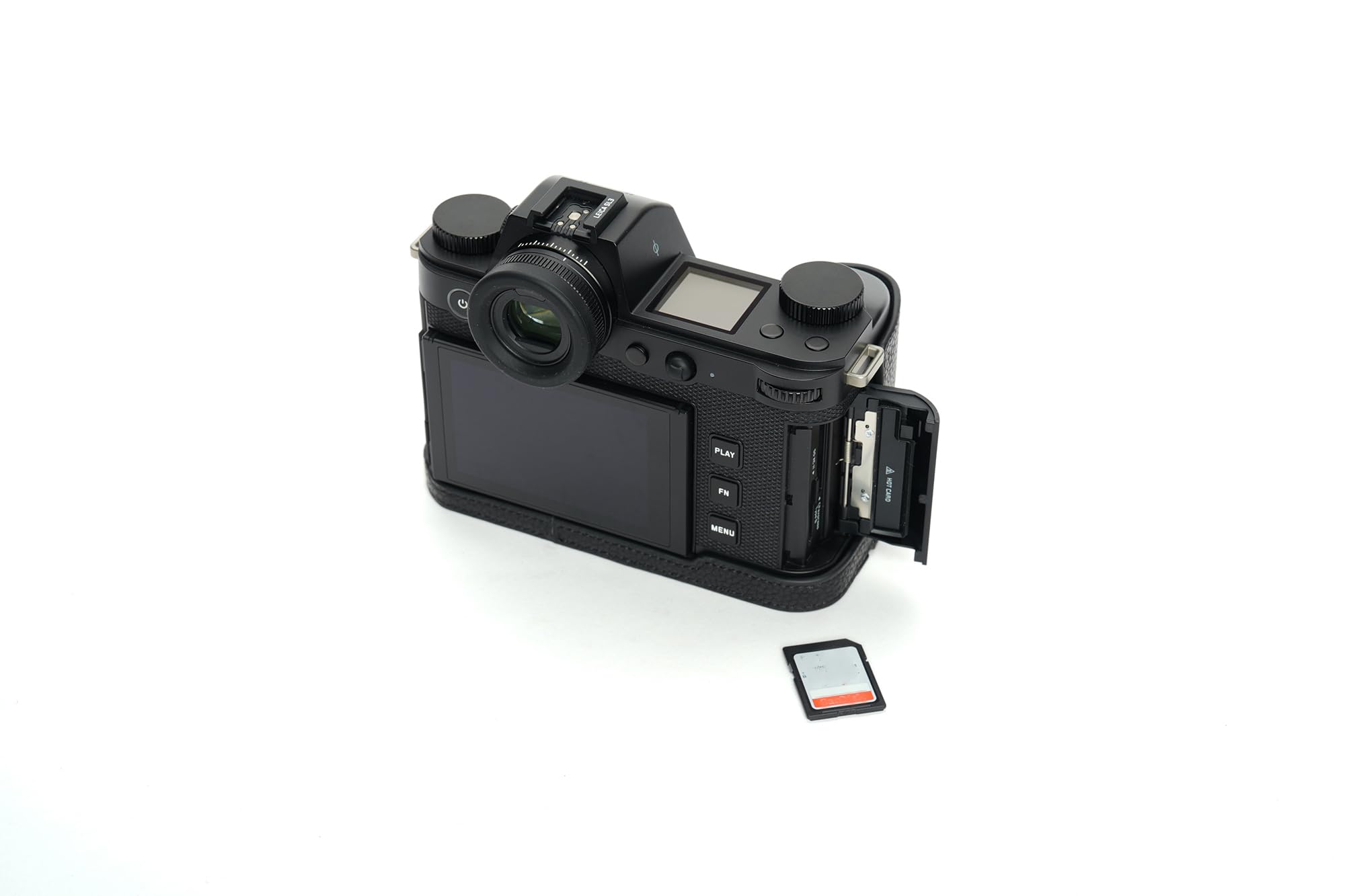 Amazon | ライカ SL3用ハンドメイド本革ハーフカメラケースバッグ